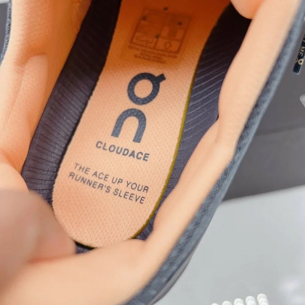 On Cloudace Womens Size US 11 Road Running Shoe Sea/Almond - Picture 7 of 9